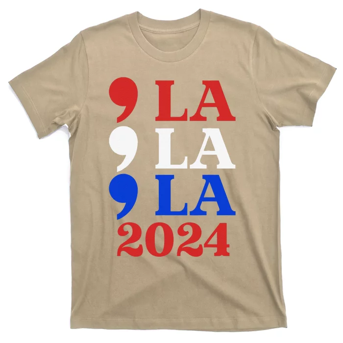 Comma La Kamala Vote For 2024 President Kamalah Arris T-Shirt