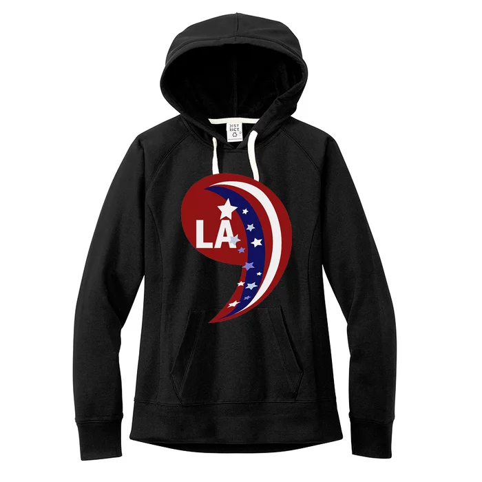 Comma La Kamala Harris 2024 Blue Comfort Women's Fleece Hoodie