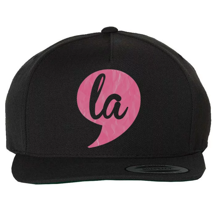 Comma + La Kamala Harris Vp 2024 Election Aka Soror Voting Wool Snapback Cap