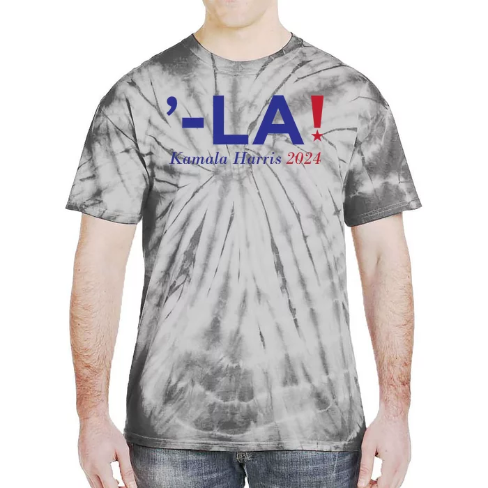 Comma La Kamala  Harris 2024 Tie-Dye T-Shirt