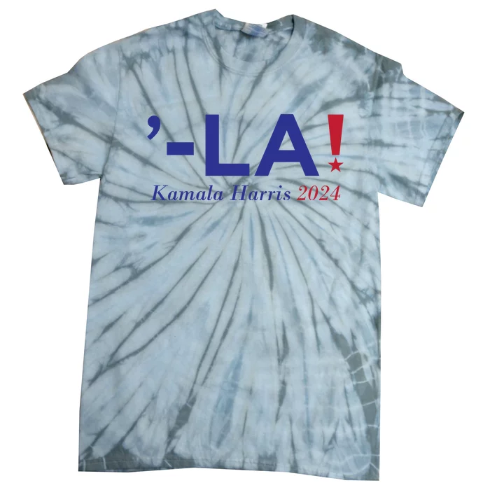 Comma La Kamala  Harris 2024 Tie-Dye T-Shirt