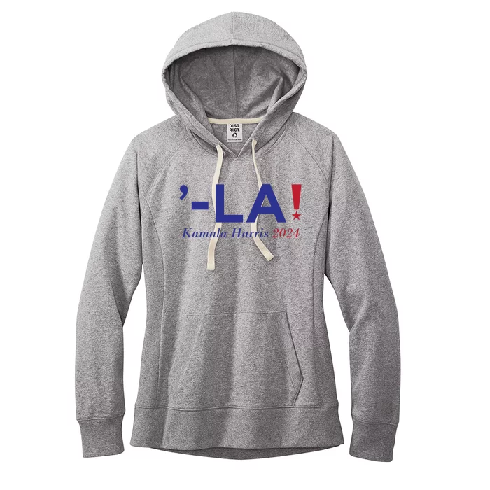 Comma La Kamala  Harris 2024 Women's Fleece Hoodie