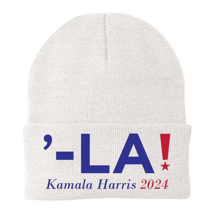 Comma La Kamala  Harris 2024 Knit Cap Winter Beanie