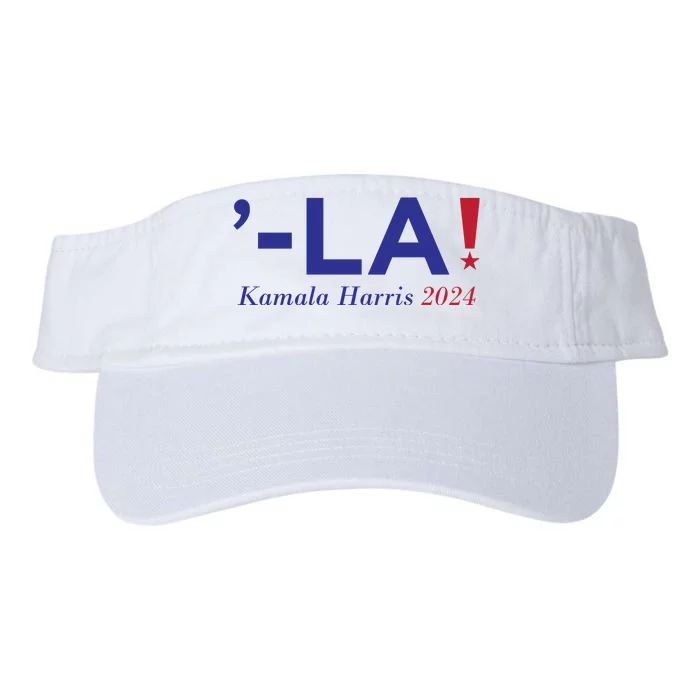 Comma La Kamala  Harris 2024 Valucap Bio-Washed Visor