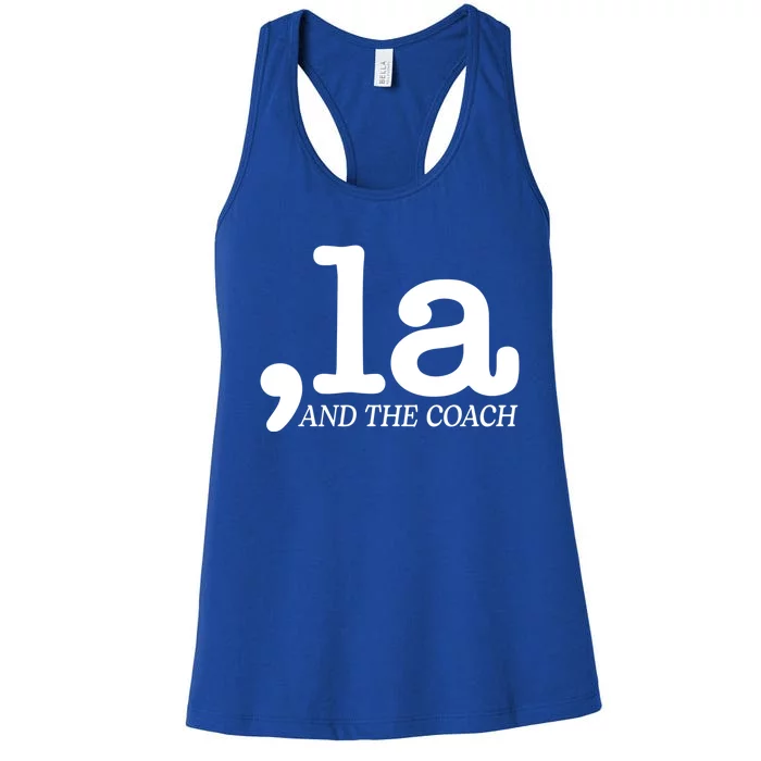 Comma La Kamala Harris Tim Walz Coach 2024 La Comma Women's Racerback Tank