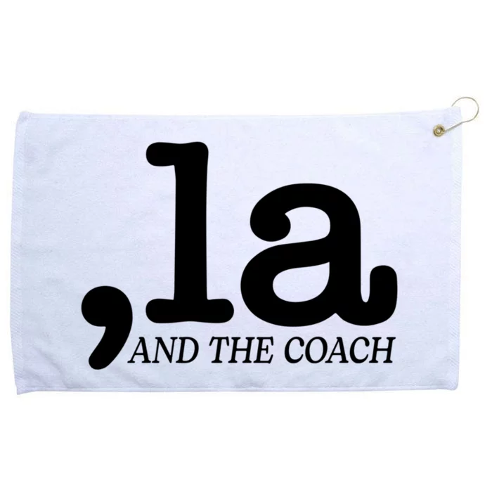 Comma La Kamala Harris Tim Walz Coach 2024 La Comma Grommeted Golf Towel