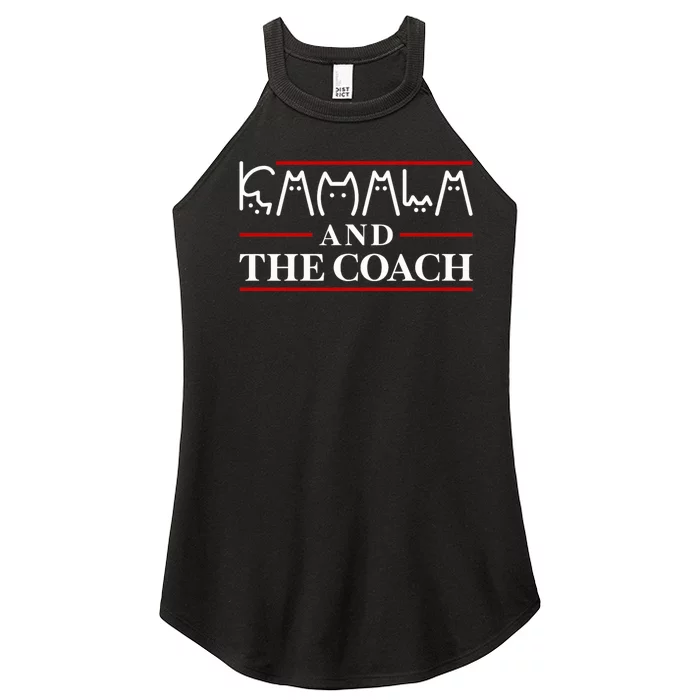 Cat Lady Kamala And The Coach Women’s Perfect Tri Rocker Tank