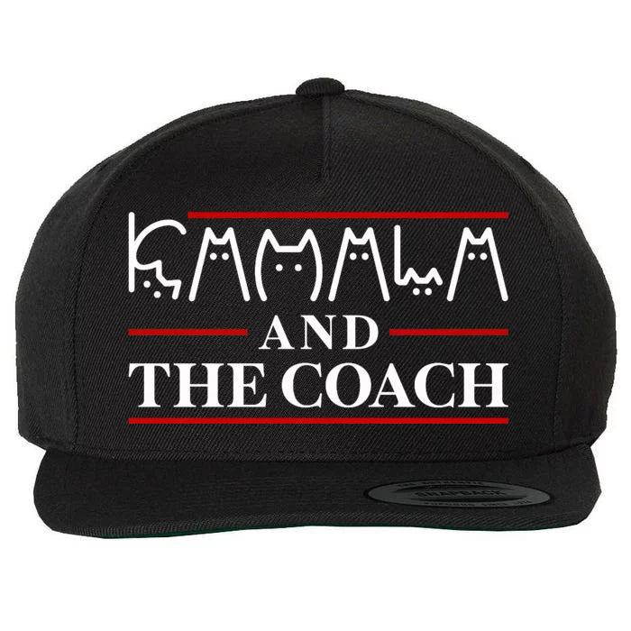 Cat Lady Kamala And The Coach Wool Snapback Cap