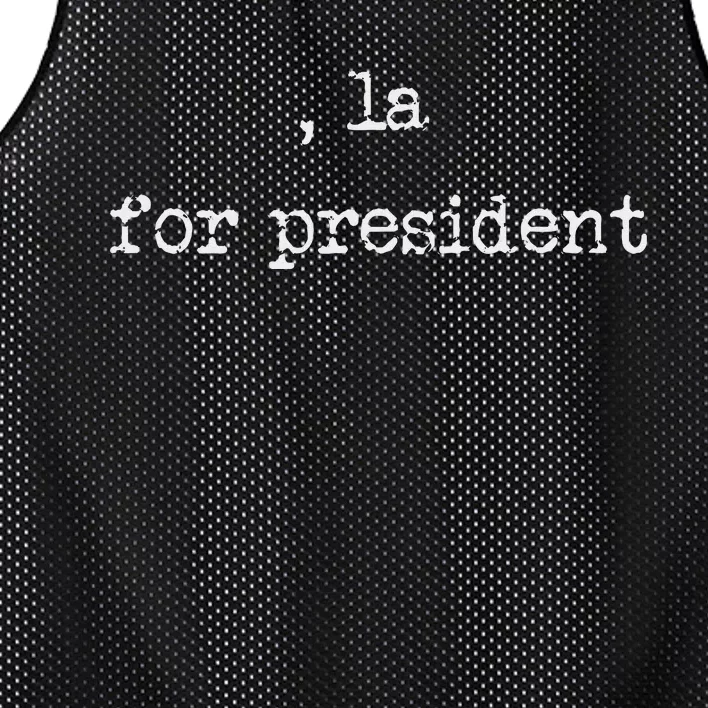 Comma La Kamala Harris 2024 For President Mesh Reversible Basketball Jersey Tank