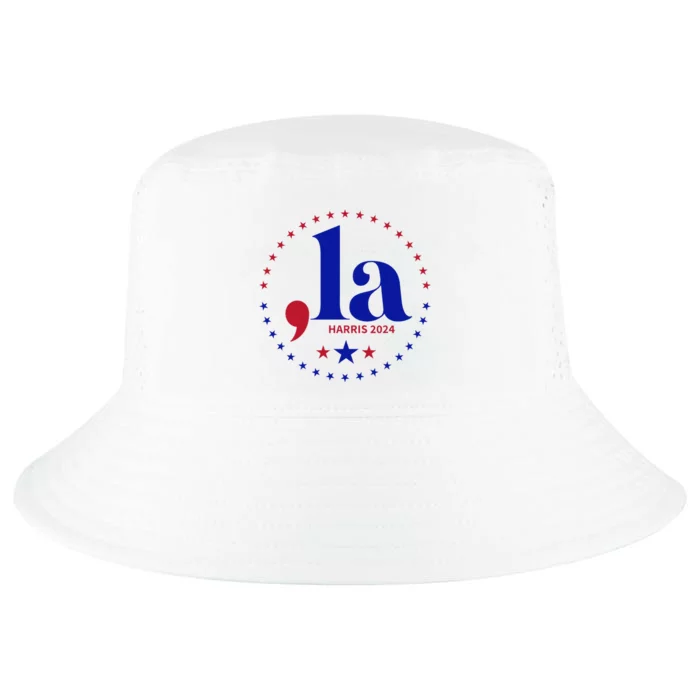 Comma La Kamala Harris For President 2024 Funny Kamala Us Cool Comfort Performance Bucket Hat