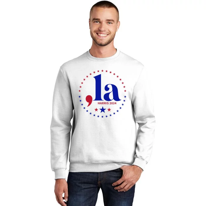 Comma La Kamala Harris For President 2024 Funny Kamala Us Sweatshirt