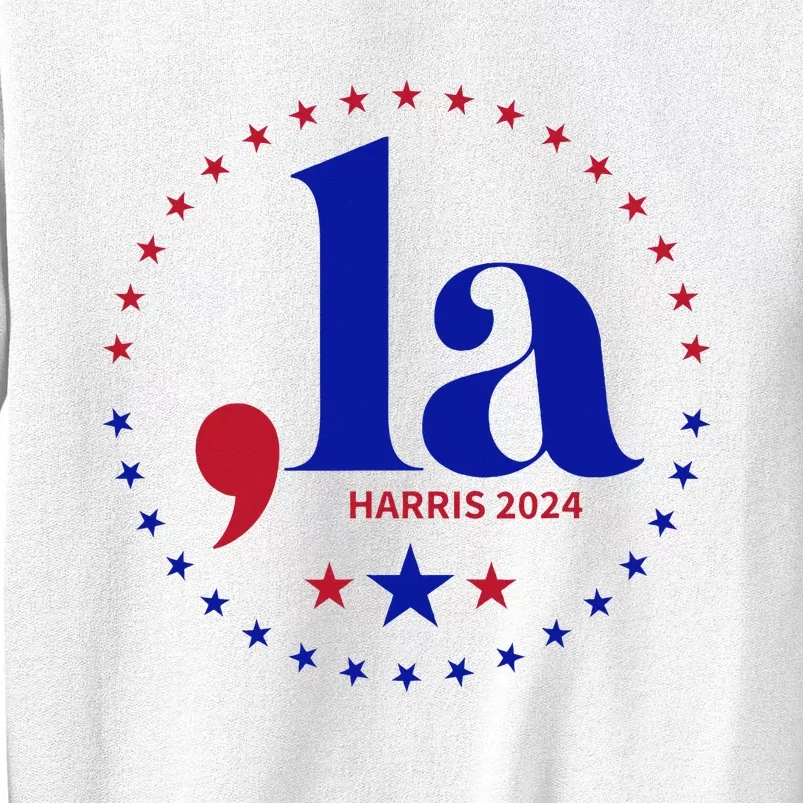 Comma La Kamala Harris For President 2024 Funny Kamala Us Sweatshirt