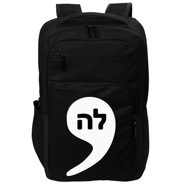 Comma La Kamala Hebrew Alphabet Cute Impact Tech Backpack