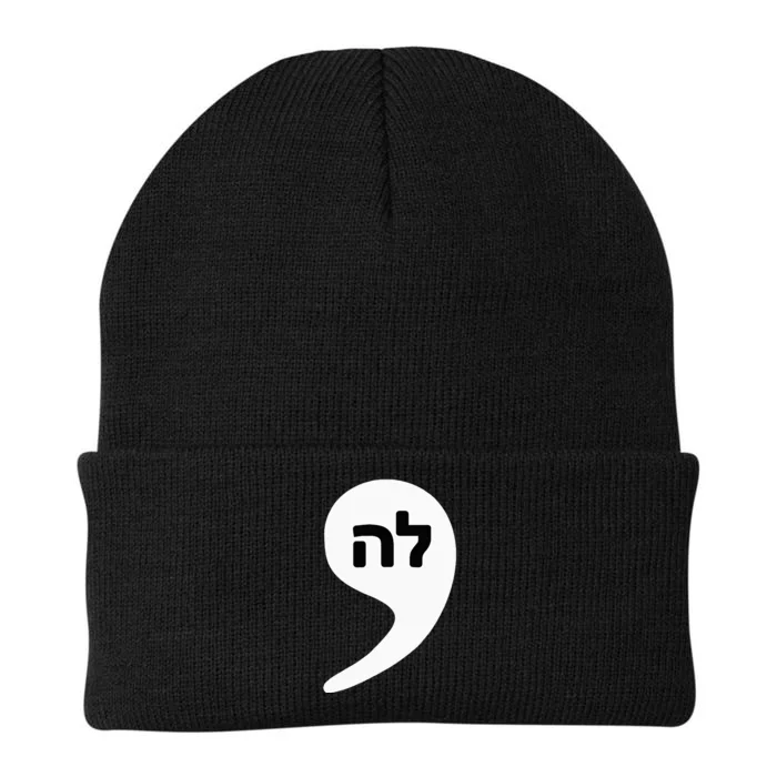 Comma La Kamala Hebrew Alphabet Cute Knit Cap Winter Beanie