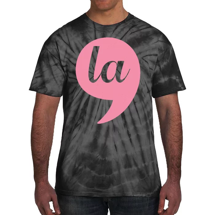 Comma + La Kamala Harris For President 2024 Election Tie-Dye T-Shirt