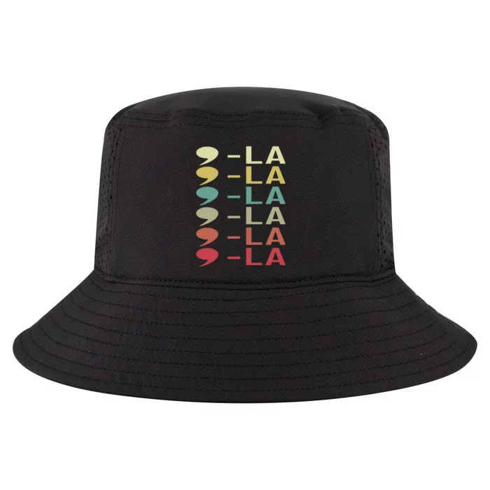 Comma La Kamala Harris President 2024 Cool Comfort Performance Bucket Hat