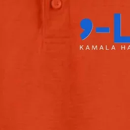 Comma La Kamala Harris 2024 Dry Zone Grid Performance Polo