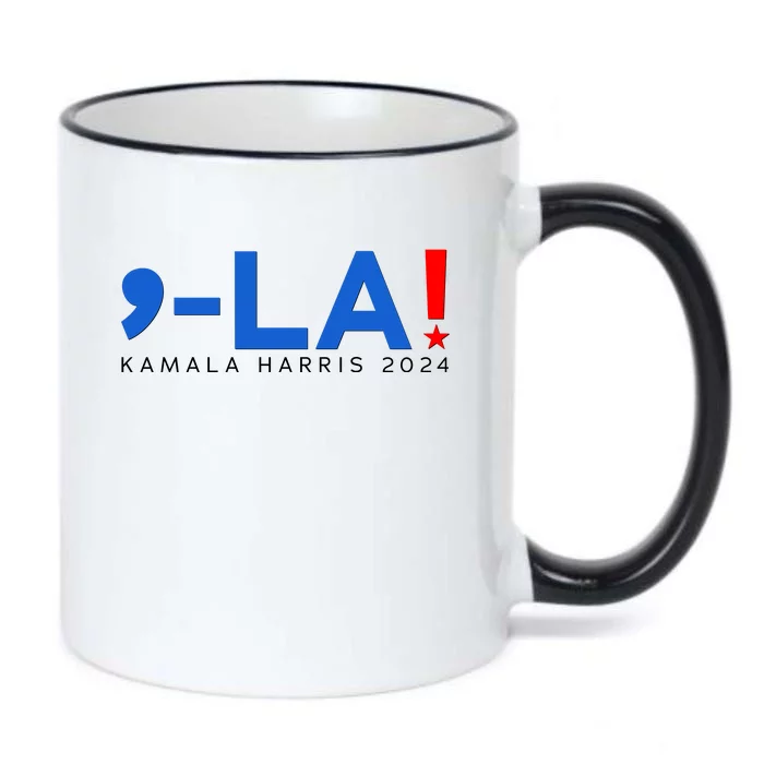 Comma La Kamala Harris 2024 Black Color Changing Mug