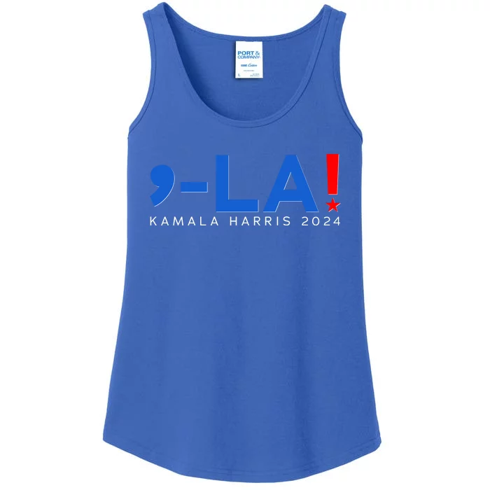 Comma La Kamala Harris 2024 Ladies Essential Tank