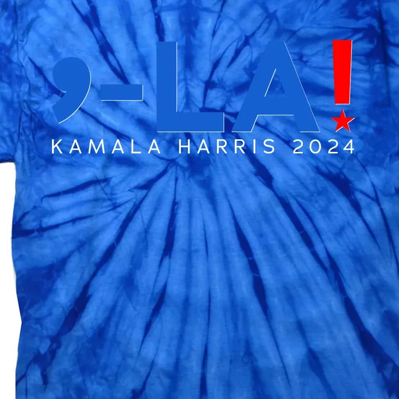 Comma La Kamala Harris 2024 Tie-Dye T-Shirt