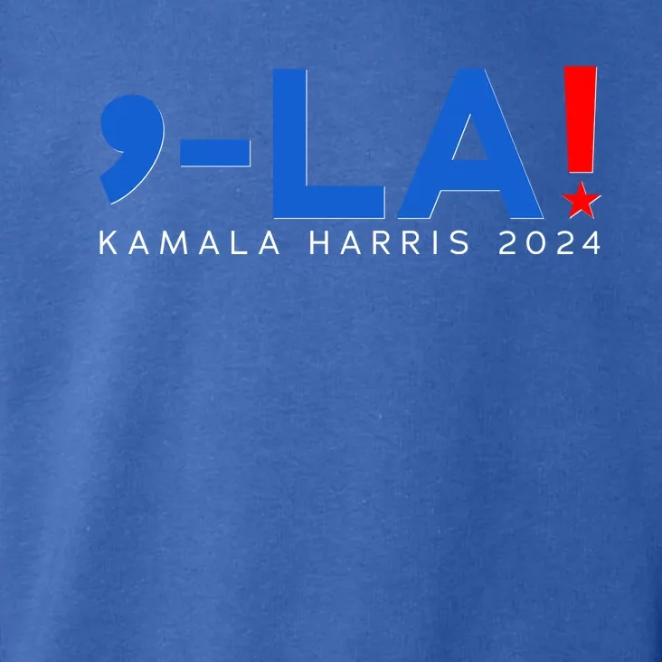 Comma La Kamala Harris 2024 Toddler Hoodie