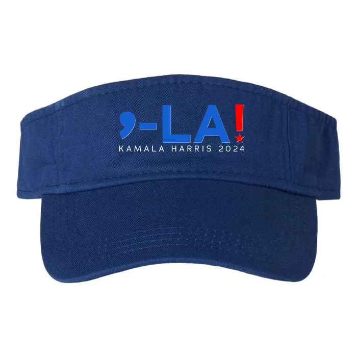 Comma La Kamala Harris 2024 Valucap Bio-Washed Visor