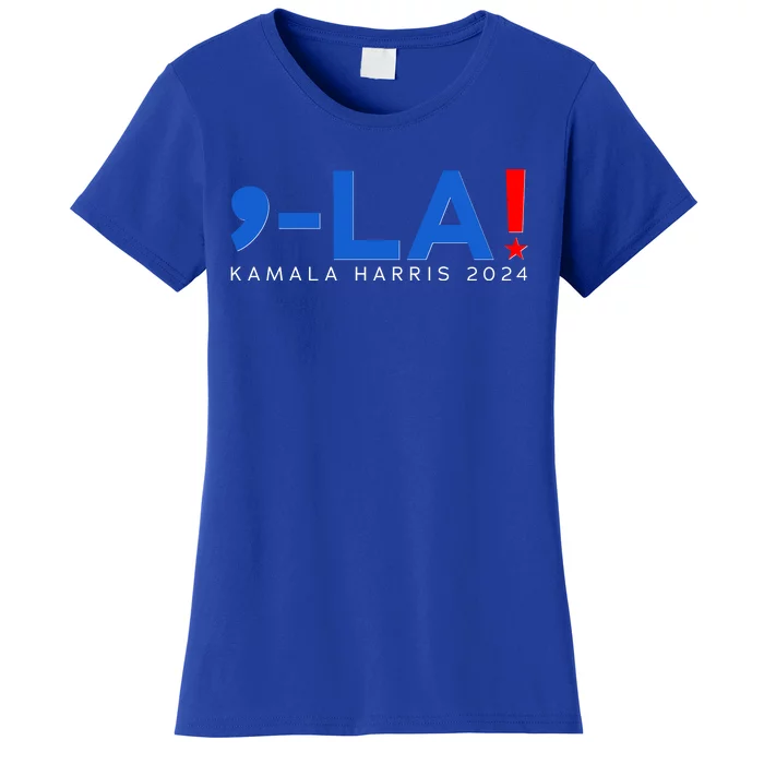 Comma La Kamala Harris 2024 Women's T-Shirt