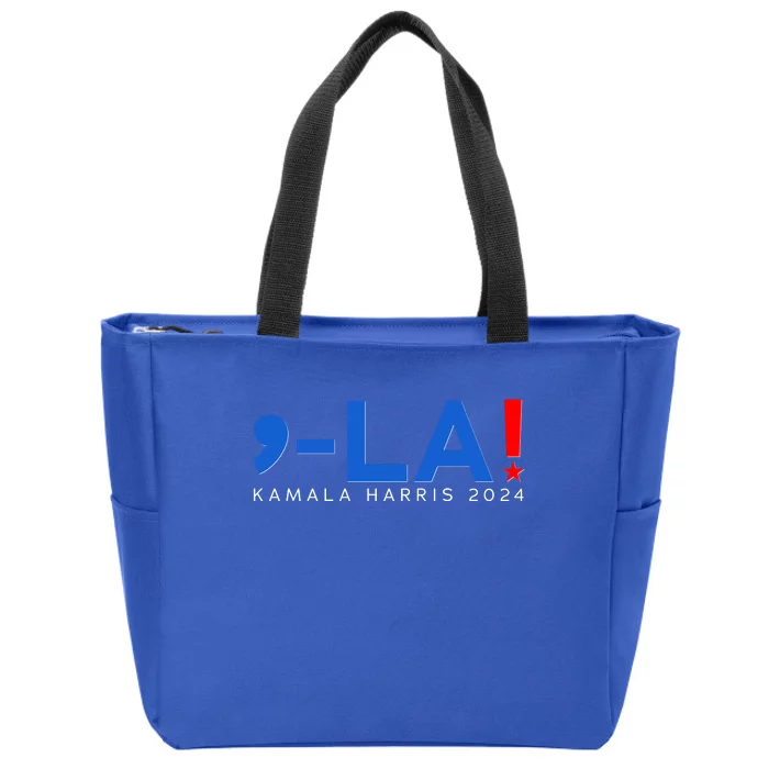 Comma La Kamala Harris 2024 Zip Tote Bag