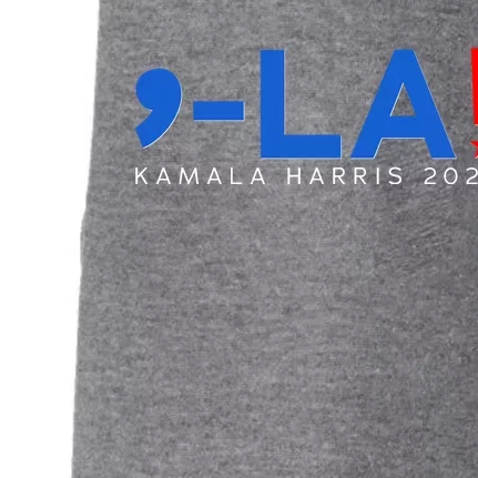 Comma La Kamala Harris 2024 Doggie 3-End Fleece Hoodie