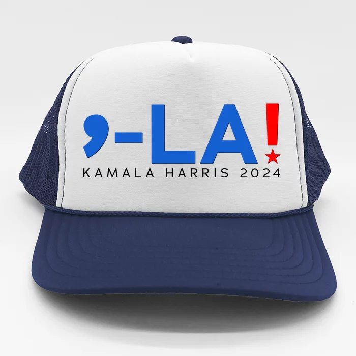 Comma La Kamala Harris 2024 Trucker Hat