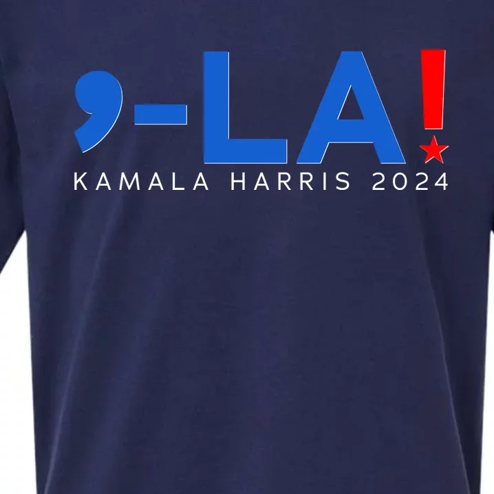 Comma La Kamala Harris 2024 Sueded Cloud Jersey T-Shirt