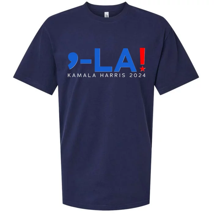 Comma La Kamala Harris 2024 Sueded Cloud Jersey T-Shirt