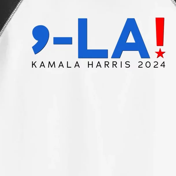 Comma La Kamala Harris 2024 Toddler Fine Jersey T-Shirt