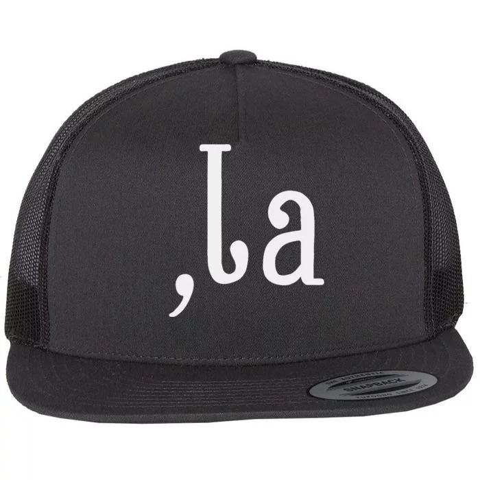 Comma La Kamala Harris Flat Bill Trucker Hat