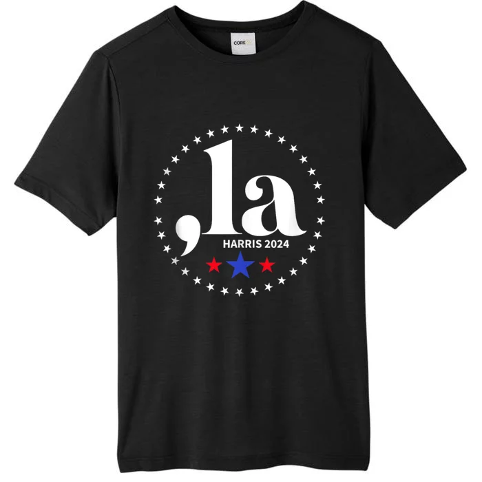 Comma La Kamala Harris For President 2024 Funny Kamala Us ChromaSoft Performance T-Shirt