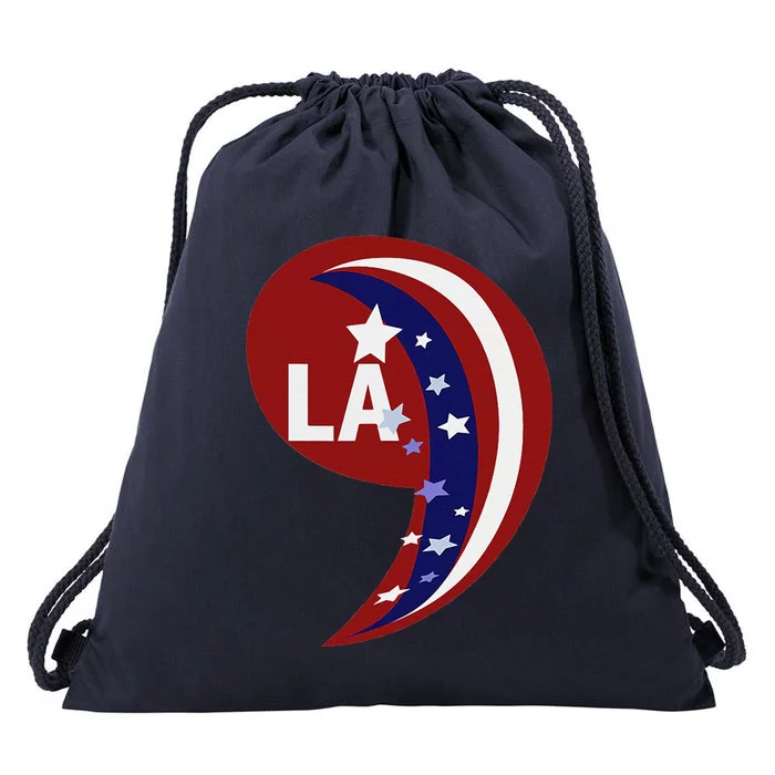 Comma La Kamala Harris 2024 Blue Comfort Aka Drawstring Bag