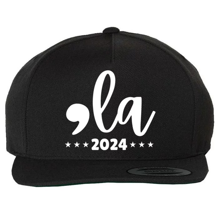 Comma La Kamala Harris 2024 Wool Snapback Cap