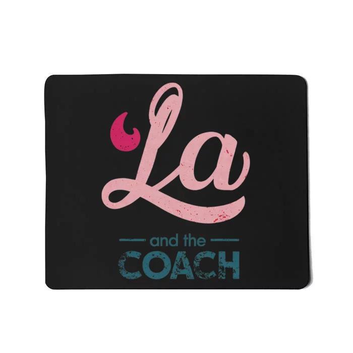 Comma La Kamala Harris Tim Walz Coach 2024 La Comma Mousepad