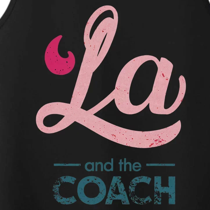 Comma La Kamala Harris Tim Walz Coach 2024 La Comma Performance Tank