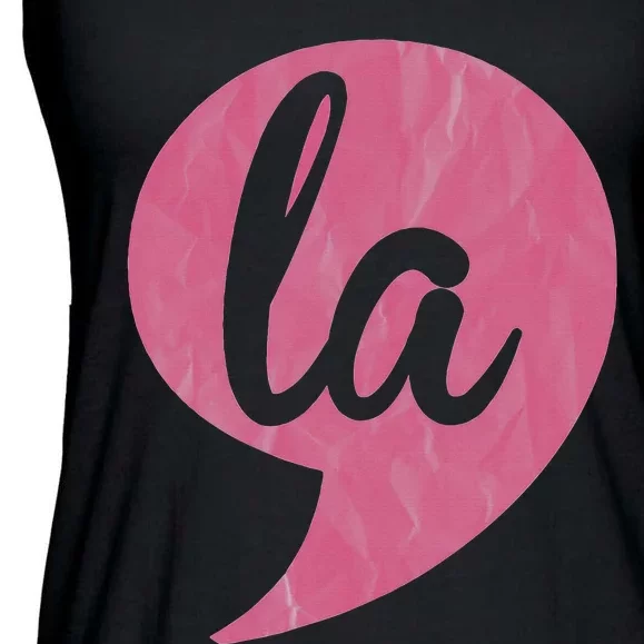 Comma + La Kamala Harris Vp 2020 Election Aka Soror Voting Ladies Essential Flowy Tank