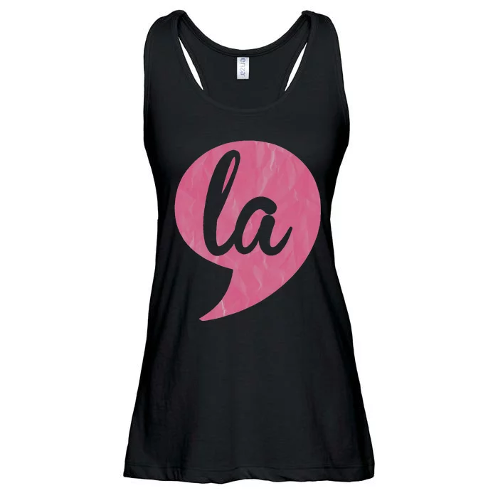 Comma + La Kamala Harris Vp 2020 Election Aka Soror Voting Ladies Essential Flowy Tank