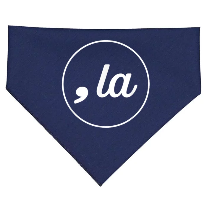 Comma La Kamala Harris USA-Made Doggie Bandana