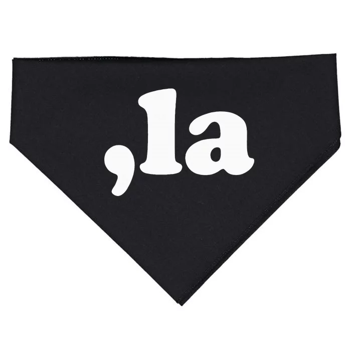 Comma La Kamala Harris USA-Made Doggie Bandana