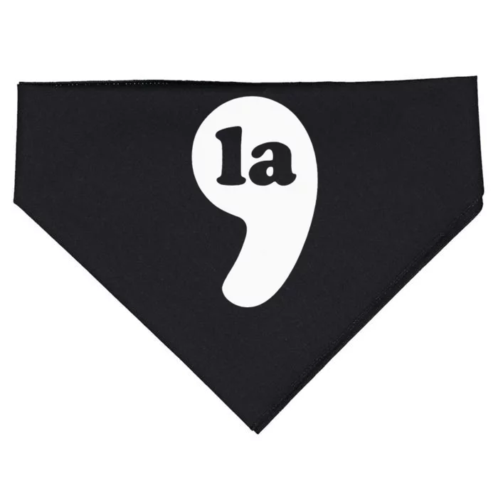 Comma La Kamala Harris USA-Made Doggie Bandana