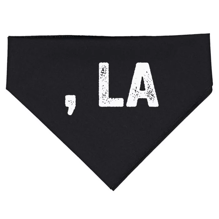 Comma La Kamala Harris Joe Biden 2024 USA-Made Doggie Bandana