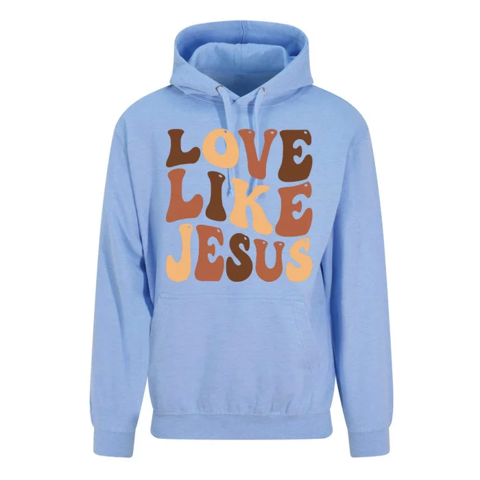 Christian Love Like Jesus Melanin Black History Unisex Surf Hoodie