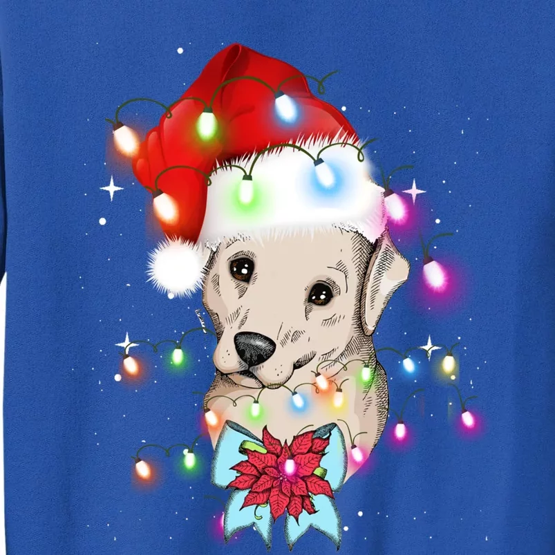 Christmas Lights Labrador Retriever Funny Xmas Cute Gift Tall Sweatshirt