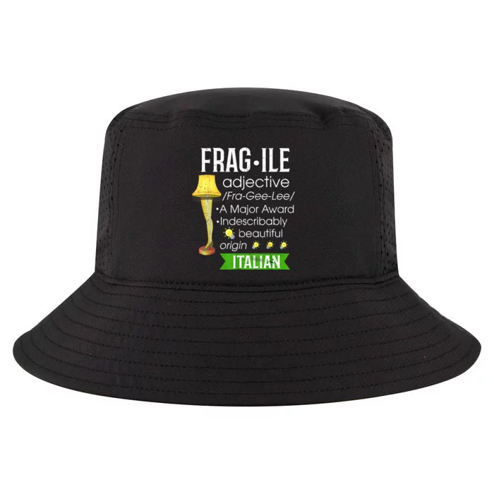 Christmas Leg Lamp Fragile Definition Funny Major Award Tee Cool Comfort Performance Bucket Hat