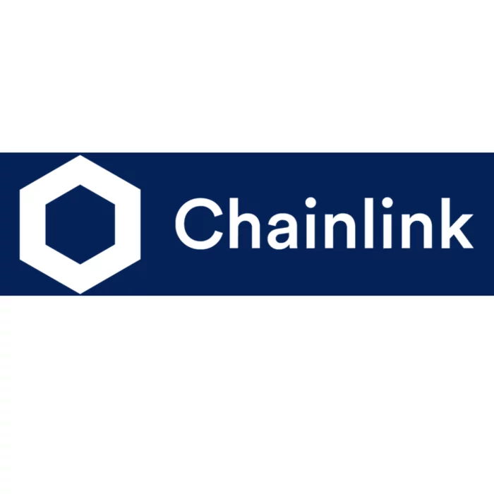 Chainlink LINK Logo, Chainlink Crypto Logo Blockchain DeFi Bumper Sticker