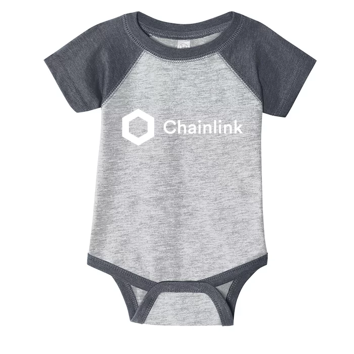 Chainlink LINK Logo, Chainlink Crypto Logo Blockchain DeFi Infant Baby Jersey Bodysuit